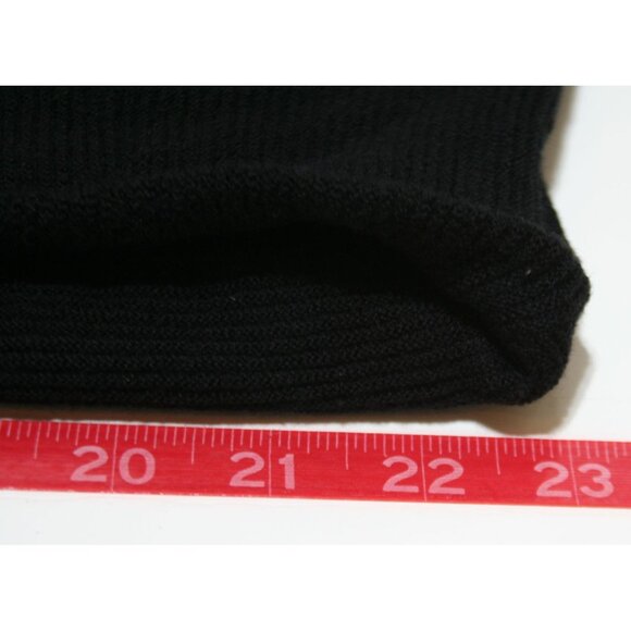 Eileen Fisher Womens Medium 100% Merino Wool Sweater Black Lightweight Capsule - Picture 5 of 8